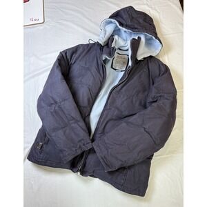 Womens Zero Xposure Blue‎ full zip water repellant jacket, size Medium